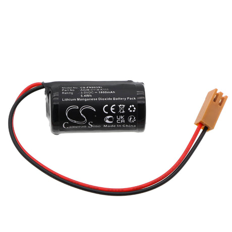 3.0V, Li-MnO2, 1800mAh, PLC battery fits Panasonic, Cutler Hammer, A06b, Fp2-c2, 5.4Wh PLC Cameron Sino Technology Limited