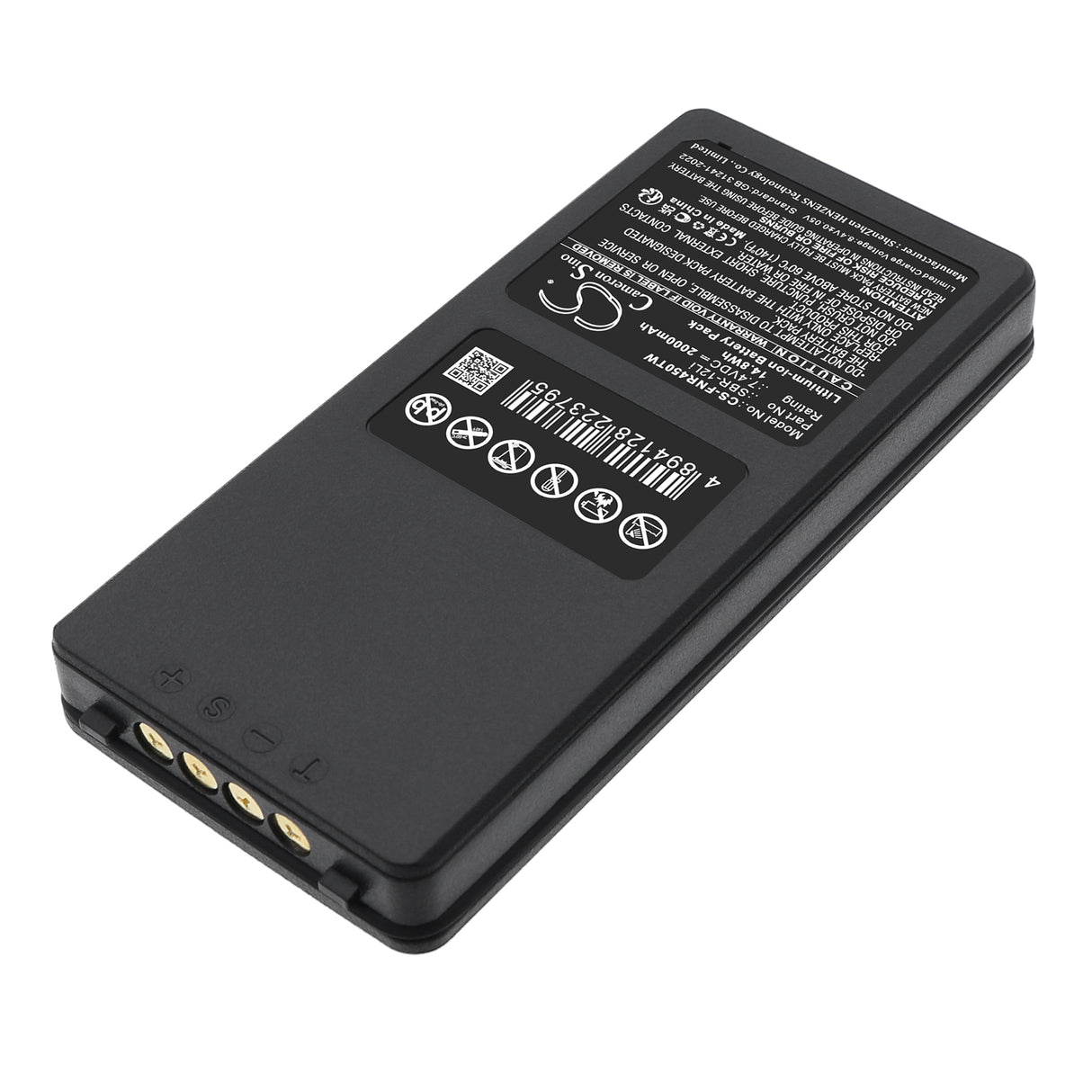 7.4V, Li-ion, 2000mAh, Two-Way Radio battery fits Yaesu, SBR-12Li, FTA-85L, FTA-450L, 14.8Wh Two-Way Radio Cameron Sino Technology Limited