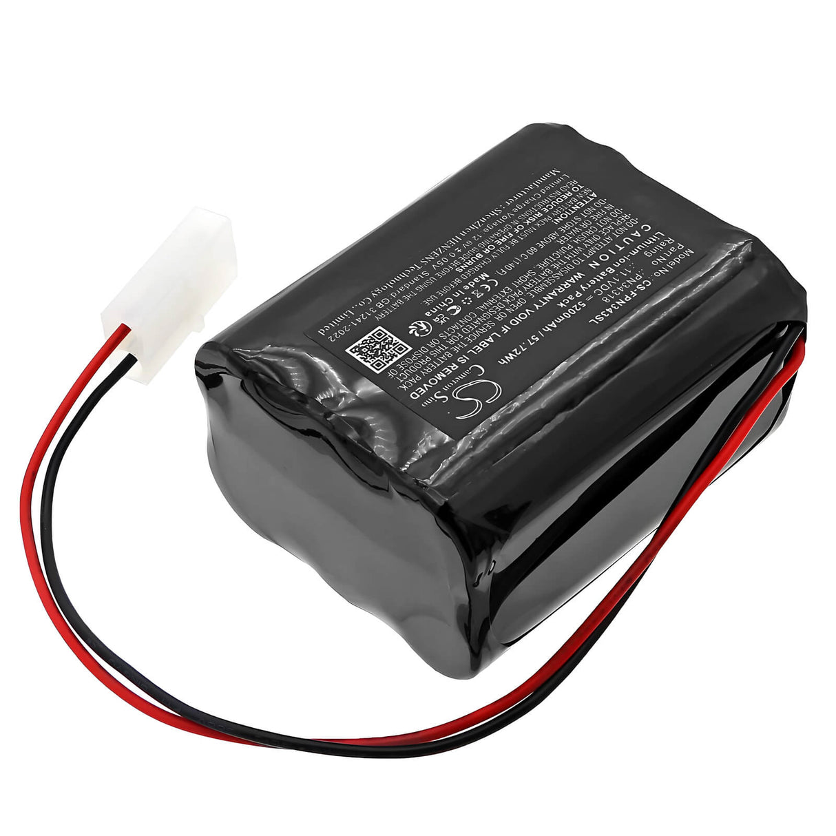 11.1V, Li-ion, 5200mAh, Sports & Outdoors battery fits Foxpro, Lith/chg, Banshee, Cs24, 57.72Wh Sports & Outdoors Cameron Sino Technology Limited