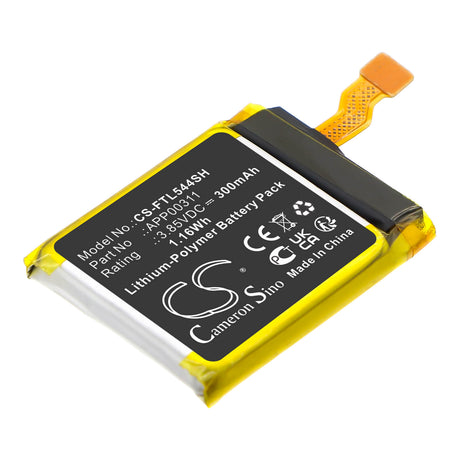 3.85V, Li-Polymer, 300mAh, Smartwatch battery fits Fossil, APP00311, DW11F, Gen 5E 44mm, 1.16Wh Smartwatch Cameron Sino Technology Limited