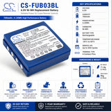 Crane Remote Battery For Hbc Fub 3a, Fub3a, Radiomatic Ba203060 6.0v, 700mah - 4.20wh Crane Remote Control Cameron Sino Technology Limited