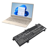 15.4V, Li-Polymer, 3400mAh, Tablet battery fits Fujitsu, Cp790491-01, Lifebook Ch75/e3, Lifebook Ch90/e3, 52.36Wh Tablet Cameron Sino Technology Limited