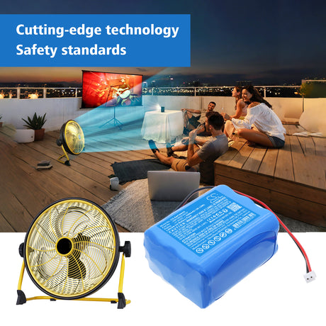 21.6V, Li-ion, 3200mAh, Fans battery fits Geek Aire, INR18650-6S1P, Fan CF2, 69.12Wh Fans Cameron Sino Technology Limited