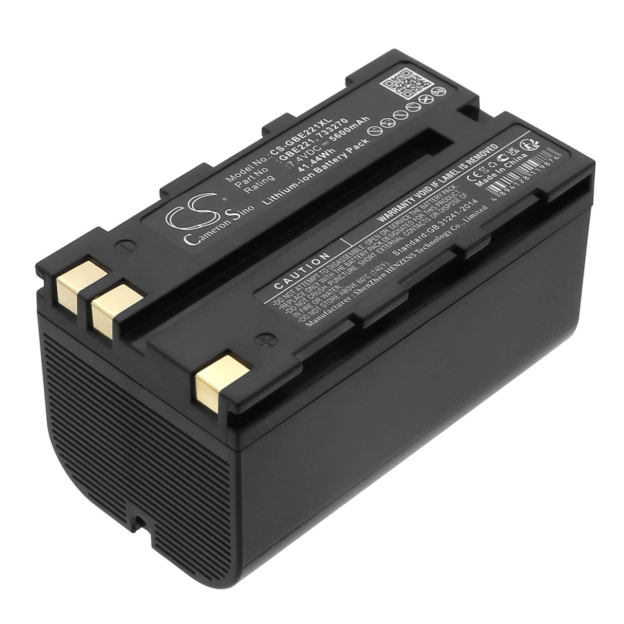 7.40V, Li-ion, 5600mAh, Equipment battery fits Leica, Geomax, 724117, Stonex R6, Zoom 20, 41.44Wh Equipment, Survey, Test Cameron Sino Technology Limited