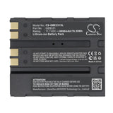 11.1V, Li-ion, 6900mAh, Equipment, Survey, Test battery fits Leica, 799190, CS20, CS20 Controller, 76.59Wh Equipment, Survey, Test Cameron Sino Technology Limited