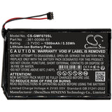 3.7V, Li-ion, 1500mAh, GPS, Navigator battery fits Garmin, 361-00066-51, Fleet 670 LM TRUCK, 5.55Wh GPS, Navigator Cameron Sino Technology Limited