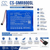 3.7V, Li-Polymer, 2000mAh, GPS battery fits Garmin, 361-00109-00, Dezl Otr800, Dezl Otr800 Mt-s, 7.4Wh GPS, Navigator Cameron Sino Technology Limited