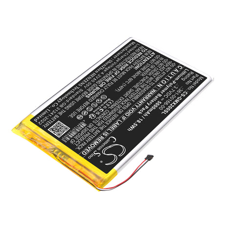 3.7V, Li-Polymer, 5000mAh, GPS, Navigator battery fits Garmin, 361-00166-00, Zumo XT2, 18.5Wh GPS, Navigator Cameron Sino Technology Limited