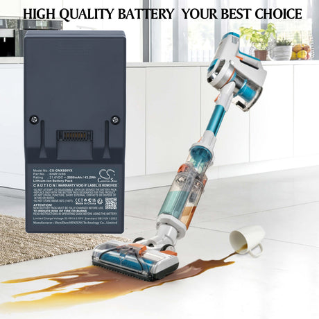 21.6V, Li-ion, 2000mAh, Vacuum battery fits Genius, 6INR19/66, Invictus X3, Invictus X5, 43.2Wh Vacuum Cameron Sino Technology Limited