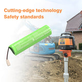 2.4V, Ni-MH, 3500mAh, Equipment, Survey, Test battery fits Geo-Fennel, 243000-18, FL 1000, FL 200AN, 8.4Wh Equipment, Survey, Test Cameron Sino Technology Limited