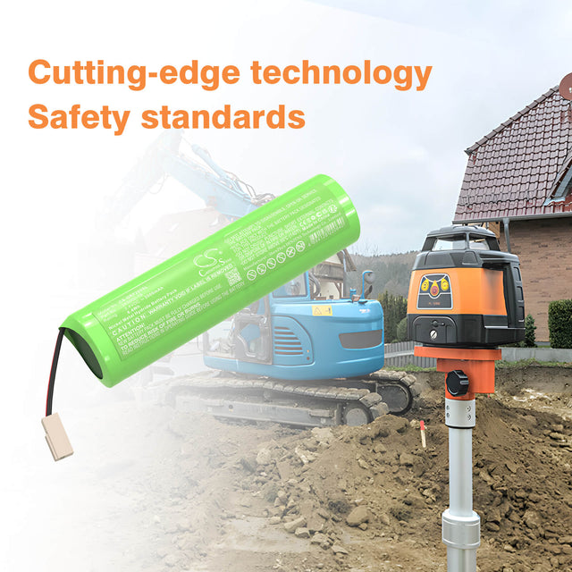 2.4V, Ni-MH, 3500mAh, Equipment, Survey, Test battery fits Geo-Fennel, 243000-18, FL 1000, FL 200AN, 8.4Wh Equipment, Survey, Test Cameron Sino Technology Limited