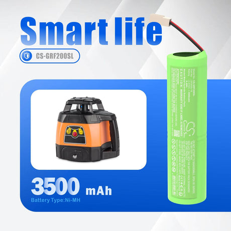2.4V, Ni-MH, 3500mAh, Equipment, Survey, Test battery fits Geo-Fennel, 243000-18, FL 1000, FL 200AN, 8.4Wh Equipment, Survey, Test Cameron Sino Technology Limited