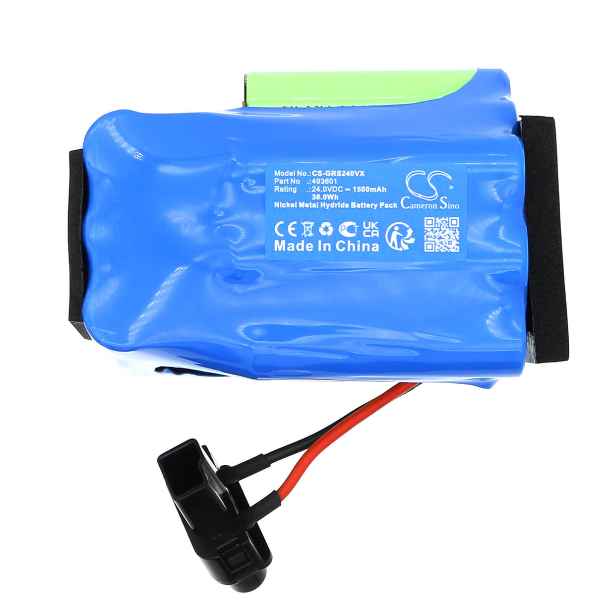 24.0V, Ni-MH, 1500mAh, Vacuum battery fits Gorenje, 493601, 467587, SVC240W, 36.0Wh Vacuum Cameron Sino Technology Limited