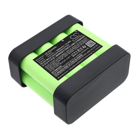 9.6V, Ni-MH, 2000mAh, Equipment, Survey, Test battery fits Gossen, HR-3UTGX, METRISO, Metrawatt PROFiTEST, 19.2Wh Equipment, Survey, Test Cameron Sino Technology Limited