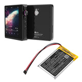 3.7V, Li-Polymer, 700mAh, Amplifier battery fits Hidizs, Aht354053, Ap80, 2.59Wh Amplifier Cameron Sino Technology Limited