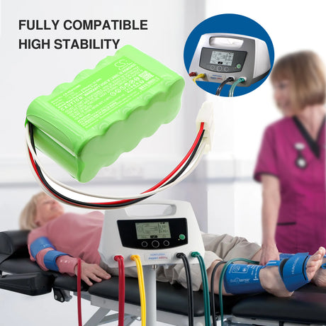 12.0V, Ni-MH, 2100mAh, Medical battery fits Huntleigh, 771332, Doppler Dopplex ability, 25.2Wh Medical Cameron Sino Technology Limited (Medical)