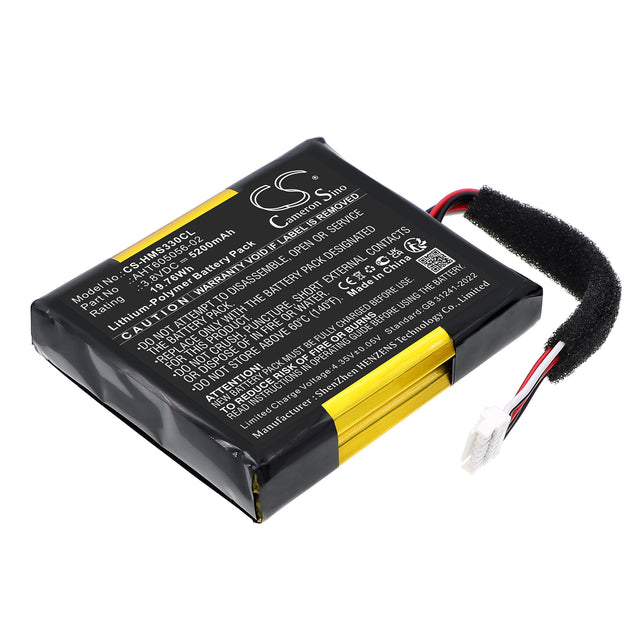 3.8V, Li-Polymer, 5200mAh, Communication & Conferencing battery fits Hikvision, AHT605056-02, MAS 3300, 19.76Wh Communication & Conferencing Cameron Sino Technology Limited