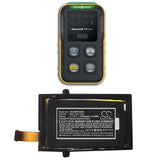 3.7V, Li-Polymer, 1200mAh, Equipment, Survey, Test battery fits Honeywell, M05-3001-000, BW Icon + 4 Gas Detector H2S C, Flex, 4.44Wh Equipment, Survey, Test Cameron Sino Technology Limited