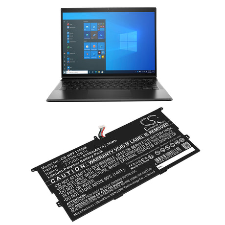 7.7V, Li-Polymer, 6150mAh, Notebook, Laptop battery fits Hp, Hstnn-ob1u, Elite Folio 13.5 Inch 2-in-1, 47.36Wh Notebook, Laptop Cameron Sino Technology Limited