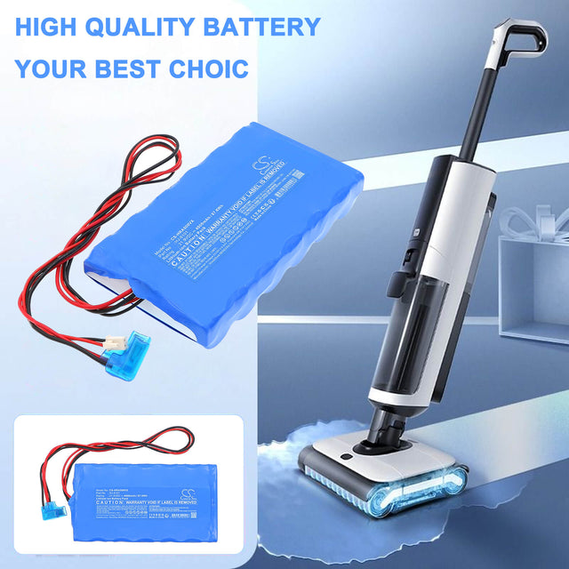 21.9V, Li-ion, 4000mAh, Vacuum battery fits Haier, HJ-6101, A500, A500 Floor Washing Machine - 3, 87.6Wh Vacuum Cameron Sino Technology Limited