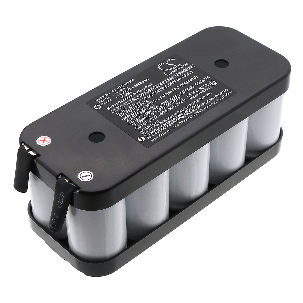 12.0V, Ni-CD, 3000mAh, Medical battery fits Horbiger, 110529-i, Hydraulik, 36.0Wh Medical Cameron Sino Technology Limited (Medical)