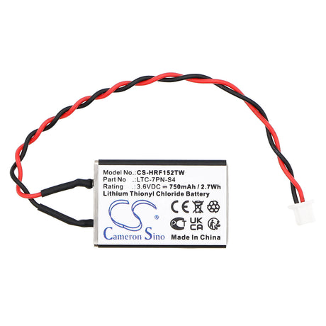 3.6V, Li-SOCl2, 750mAh, Two-Way Radio battery fits Harris, LTC-7PN-S4, AN/PRC-152, AN/PRC-152(C), 2.7Wh Two-Way Radio Cameron Sino Technology Limited