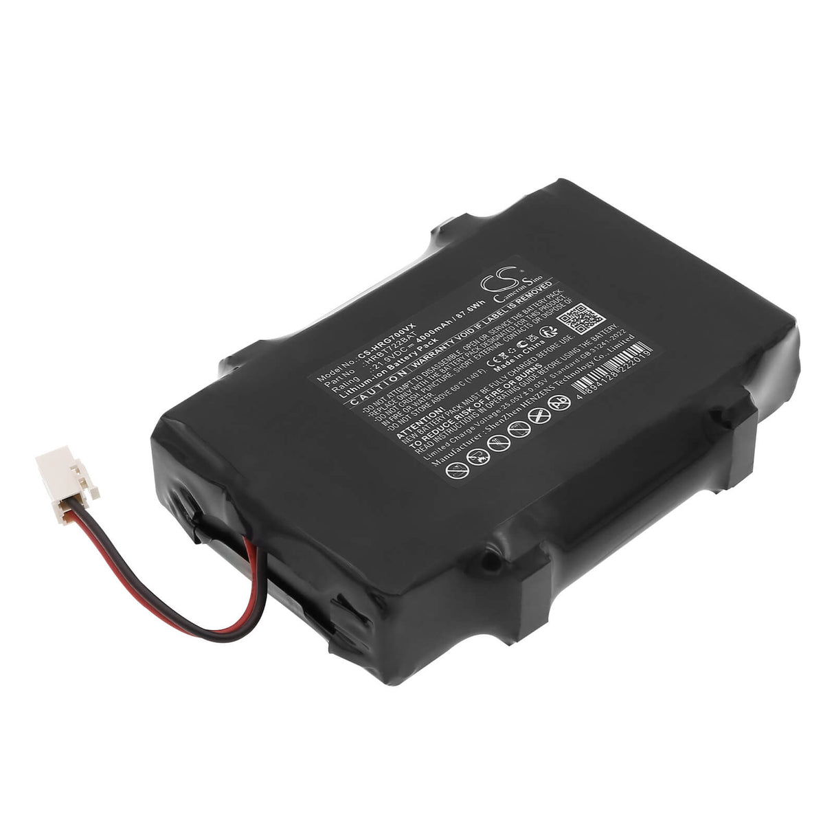 21.9V, Li-ion, 4000mAh, Vacuum battery fits Hoover, 2022 0103, H-GO 700, H-GO 700 Extra, 87.60Wh Vacuum Cameron Sino Technology Limited