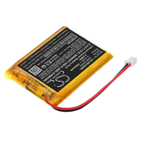 3.7V, Li-Polymer, 2500mAh, Personal Care battery fits Hairmax, AHB104050, Laserbrand 82, 9.25Wh Personal Care Cameron Sino Technology Limited