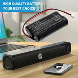 3.7V, Li-ion, 5200mAh, Speaker battery fits HP, INR18650-2S, WS10 Pro Speaker, 19.24Wh Speaker Cameron Sino Technology Limited