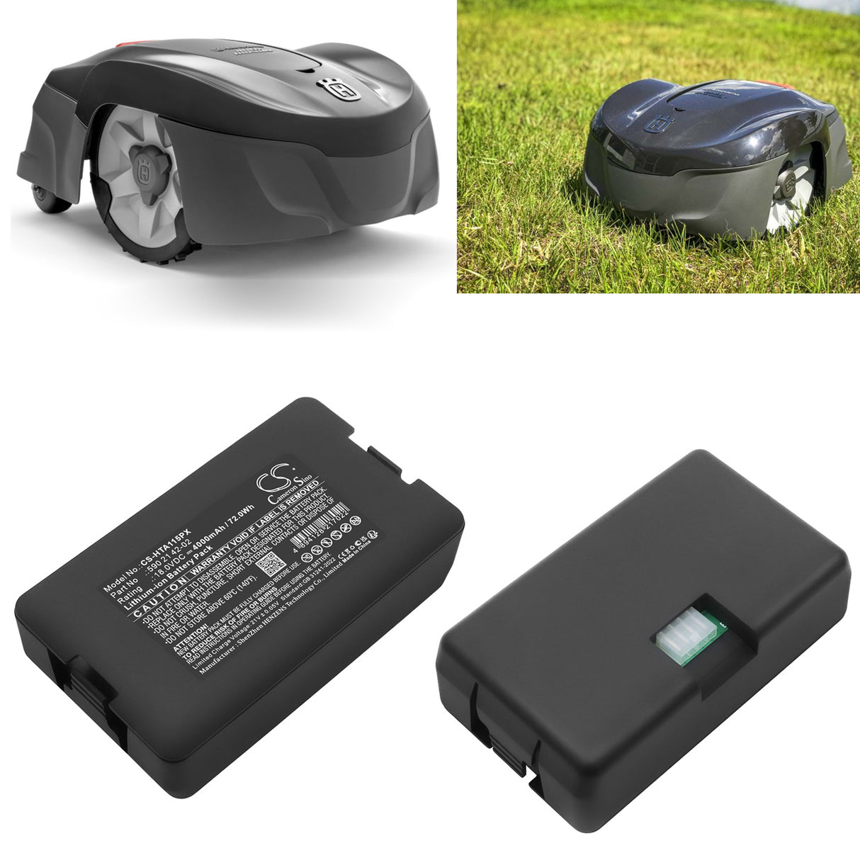 18.0V, Li-ion, 4000mAh, Lawn Mowers battery fits Flymo, Easilife 200, Easilife 350, 72.0Wh Lawn Mowers Cameron Sino Technology Limited