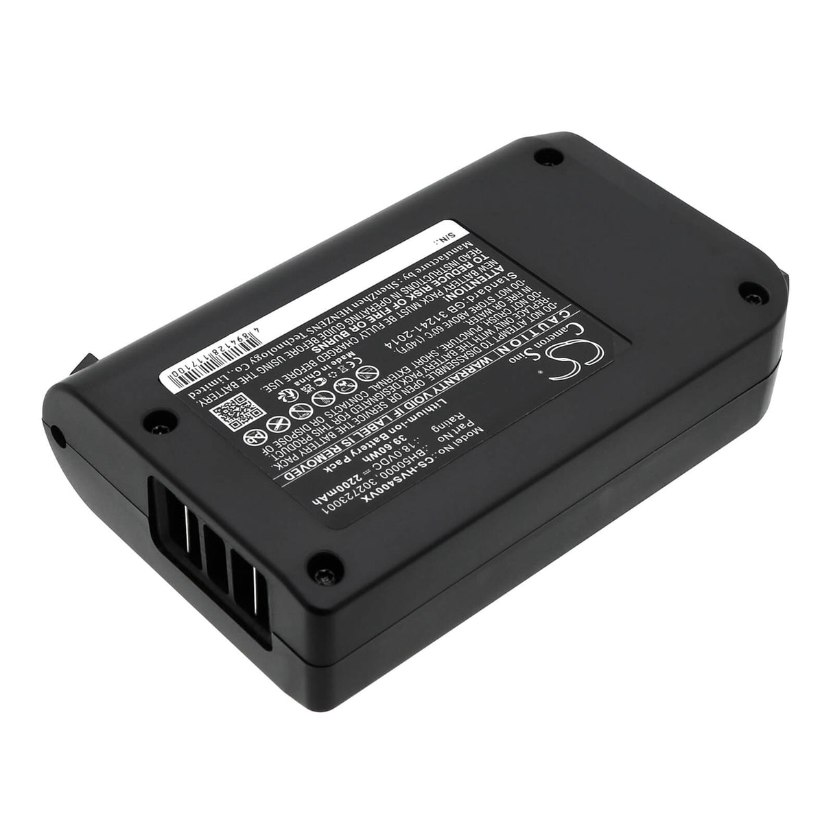 18.0V, Li-ion, 2200mAh, Vacuum battery fits Hoover, Bh50010 Platinum Collection Co, Bh50015 Platinum Collection Li, Platinum Linx, 39.60Wh Vacuum Cameron Sino Technology Limited