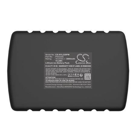 18.0V, Li-ion, 3900mAh, Power Tools battery fits Hytorc, Cordless Torque Wrench, Lion Gun, 70.2Wh Power Tools Cameron Sino Technology Limited (Power Tools)