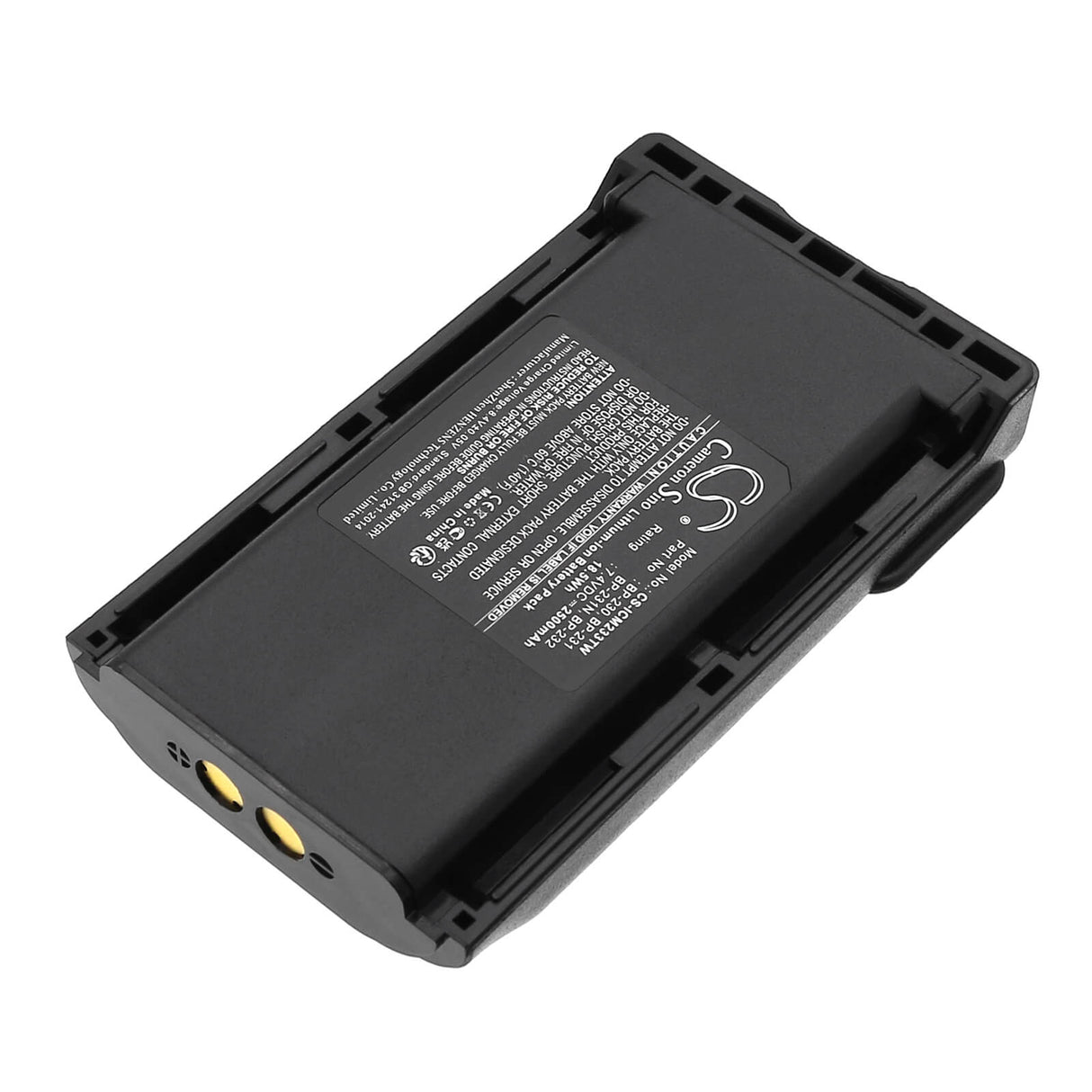 7.4V, Li-ion, 2500mAh, Two-Way Radio battery fits Icom, Bj-2000, Ic-4011, Ic-a14, 18.5Wh Two-Way Radio Cameron Sino Technology Limited