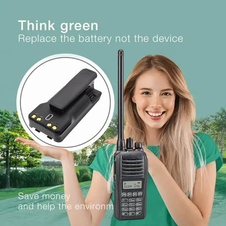 7.4V, Li-ion, 2800mAh, USB-C Charging Two-Way Radio battery fits Bearcom, BC1000, BC1000, IC-F1000, 20.72Wh Two-Way Radio Cameron Sino Technology Limited