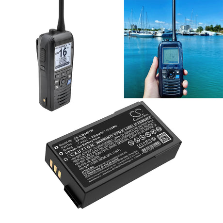 7.4V, Li-ion, 2300mAh, Two-Way Radio battery fits Icom, Bp-306, Ic-m94d, Ic-m94de, 17.02Wh Two-Way Radio Cameron Sino Technology Limited