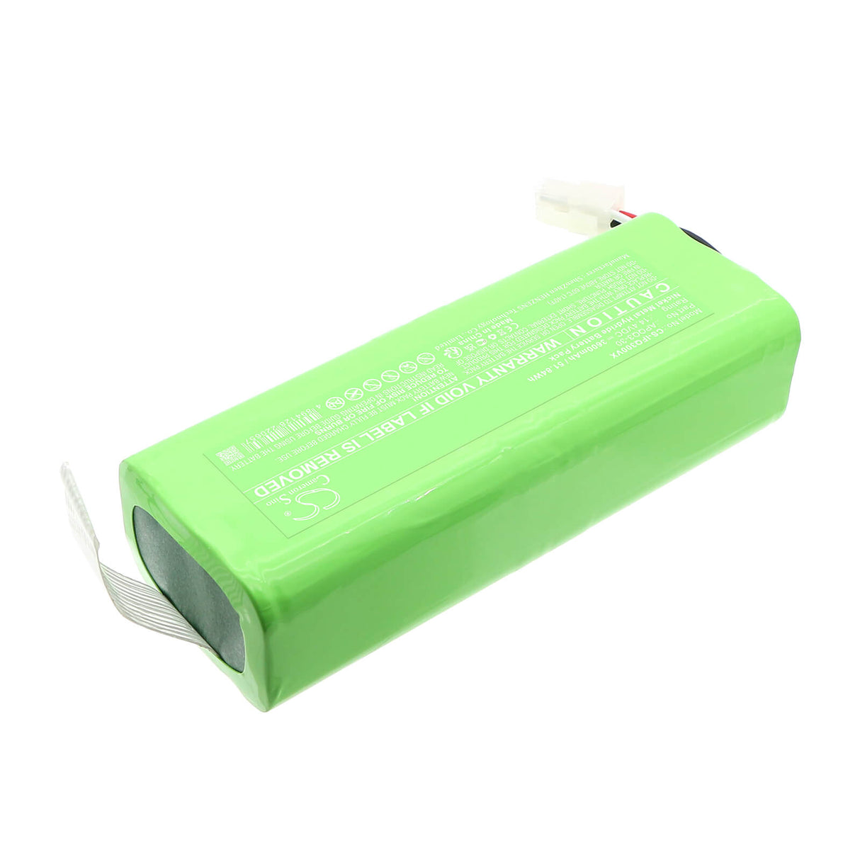 14.4V, Ni-MH, 3600mAh, Vacuum battery fits Infinuvo, APQQ3-30, Cleanmate QQ3, Cleanmate QQ-3, 51.84Wh Vacuum Cameron Sino Technology Limited
