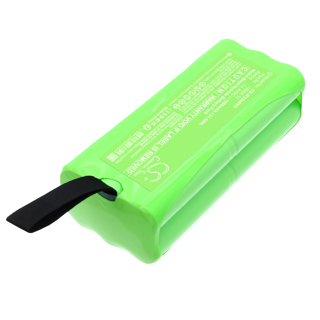 14.4V, Ni-MH, 1500mAh, Vacuum battery fits Infinuvo, NSAA-12, Cleanmate S300, Cleanmate S400, 21.6Wh Vacuum Cameron Sino Technology Limited