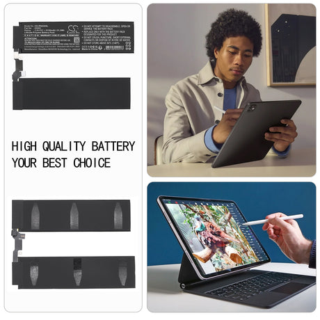 3.84V, Li-Polymer, 8150mAh, Tablet battery fits Apple, 0098S, A2836, A2837, 31.3Wh Tablet Cameron Sino Technology Limited
