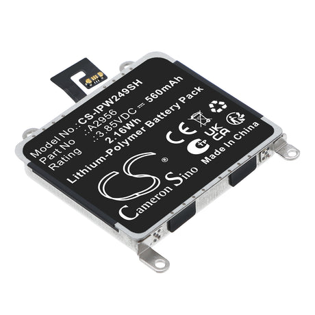3.85V, Li-Polymer, 560mAh, Smartwatch battery fits Apple, A2956, A2686, A2887, 2.16Wh Smartwatch Cameron Sino Technology Limited
