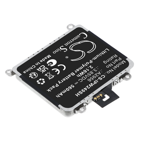 3.85V, Li-Polymer, 560mAh, Smartwatch battery fits Apple, A2956, A2686, A2887, 2.16Wh Smartwatch Cameron Sino Technology Limited