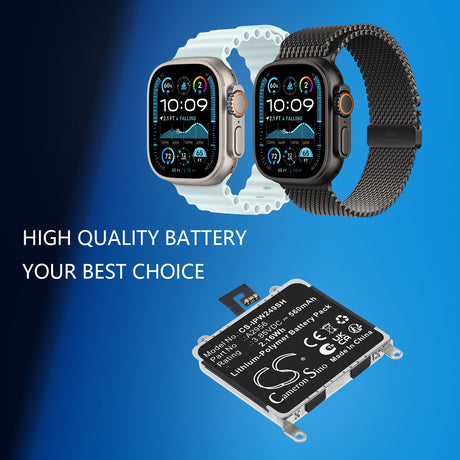 3.85V, Li-Polymer, 560mAh, Smartwatch battery fits Apple, A2956, A2686, A2887, 2.16Wh Smartwatch Cameron Sino Technology Limited