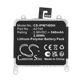 3.86V, Li-Polymer, 540mAh, Smartwatch battery fits Apple, A2749, A285, A2622, 2.08Wh Smartwatch Cameron Sino Technology Limited