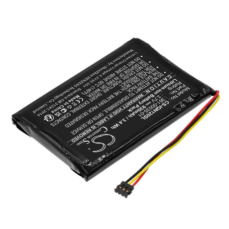 3.7V, Li-ion, 930mAh, GPS battery fits Garmin, 361-00035-01, Drive Assist 50, Drive Assist 50lmt, 3.44Wh GPS, Navigator Cameron Sino Technology Limited