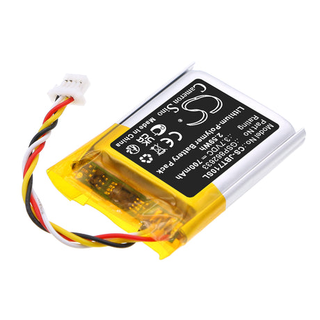 3.7V, Li-Polymer, 700mAh, Wireless Headset battery fits JBL, GSP862633, Tune 710 BT, 2.59Wh Wireless Headset Cameron Sino Technology Limited