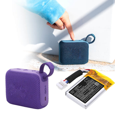 3.7V, Li-Polymer, 850mAh, Speaker battery fits Jbl, AHB693140, Go 4, 3.15Wh Speaker Cameron Sino Technology Limited