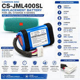3.7V, Li-ion, 7800mAh, Speaker battery fits Jbl, Charge 4, Charge 4blk, 28.86Wh Speaker Cameron Sino Technology Limited