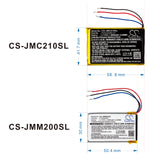 3.7V, Li-Polymer, 600mAh, Speaker battery fits Jbl, Clip, Clip Plus, 2.22Wh Speaker Cameron Sino Technology Limited