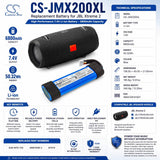 7.4V, Li-ion, 6800mAh, Speaker battery fits Jbl, Jblxtreme2blkam, Jblxtreme2bluam, 50.32Wh Speaker Cameron Sino Technology Limited