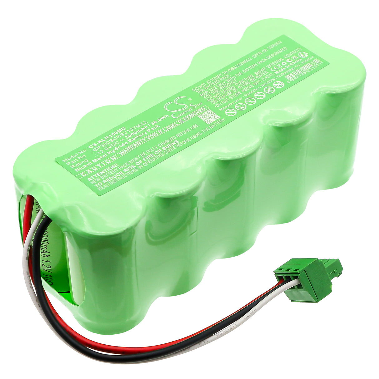 12.0V, Ni-MH, 3000mAh, Medical battery fits Kalos, GP300SCHSV10YMXZ, MPR ITALY, 36.0Wh Medical Cameron Sino Technology Limited (Medical)