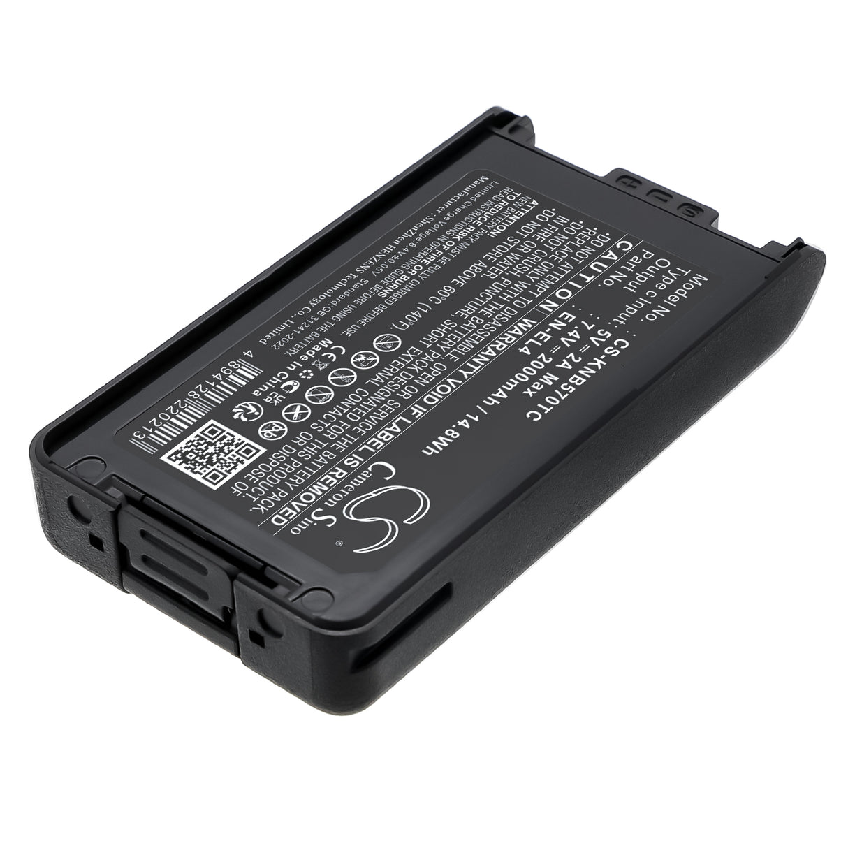 7.4V, Li-ion, 2000mAh, Two-Way Radio battery fits Kenwood, Knb-24l, Nx-220, Nx-320, 14.8Wh Two-Way Radio Cameron Sino Technology Limited